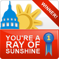 Sunshine Week Badge Design